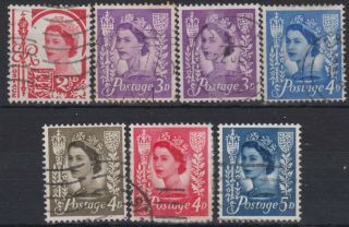 Z3664) Great Britain - Jersey.  1958/69.  Small Group Of Wildings