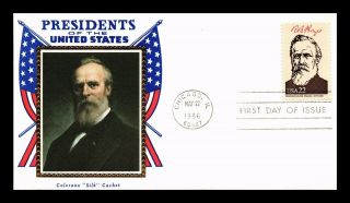 Dr Jim Stamps Us Rutherford B Hayes President Colorano Silk Fdc Cover