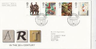Gb 1993 Art Fdc London Sw 1 Cds With Enclosure Vgc