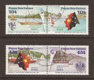 Papua Guinea 1984 Sg487/490 Protectorate Proclamations - Fine (jb8212)