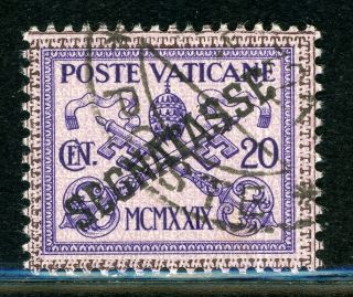 Vatican City Selections: Scott J3 20c Segnatasse Postage Due Cv$2,