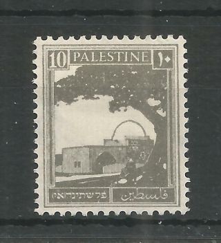 Palestine (brit Mandate) 1927 George 5th 10m Slate Sg,  97 M/mint Lot 1855b