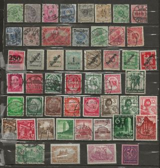 Germany,  50 Different Pre - 1940 Issues And Mh