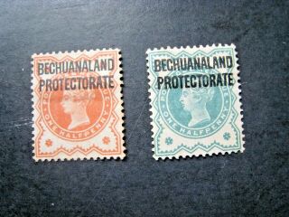 Bechuanaland Protectorate Qv Overprints.  Lot 205