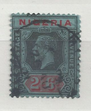 Nigeria.  George V.  Two Shillings & Six Pence