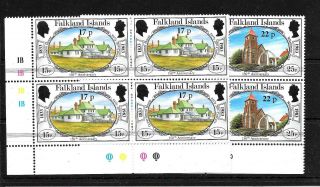 Falkland Islands 1983 150th Anniversary Umm Blocks Of 4 X 2.