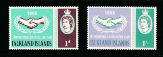 Falkland Is.  1965 I.  C.  Year.  M.  N.  H.