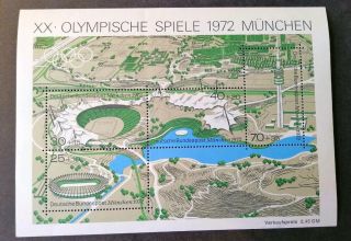 Germany 1972 Olympic Games Munich M/s Muh H4