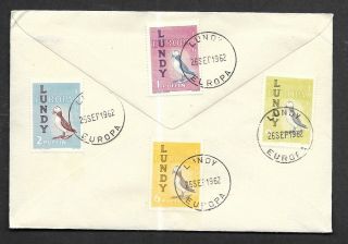 Great Britain Lundy Isles 1962 Europa Locals First Day Cover