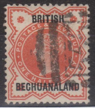 D120) Bechuanaland Prot.  1888.  Sg 9 1/2d Vermilion.  Royalty.