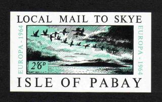 Pabay 1964 Europa/ Birds Miniature Sheet (rosen Pa.  16) Mnh
