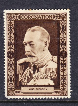 Gb 1937 Coronation - King George V - Slight Toned