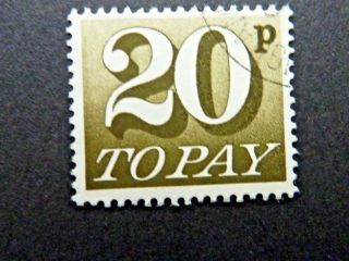 D86 Qe 11 - Gb Postage Due Stamp - 1970 - 77 Fine