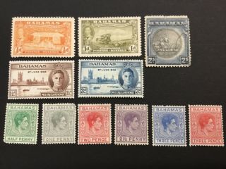 Old Stamps Bahamas X 11