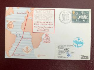 Great Britain,  Flown And Signed Royal Air Force Cover Raf (rd) 5