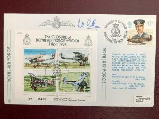 Great Britain,  Flown And Signed Royal Air Force Cover Jsf10
