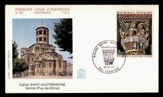 Dr Who 1973 France Eglise Saint - Austremoine Fdc C125874