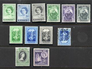 Malta (4410) 1950 - 4 Selection Of Fine Sets For This Period