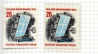Berlin 1972 Tag Der Briefmarke Mi 439 Nhm/used (dull Matt Gum,  Hard To See