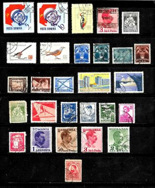 28 Romania Stamps (2) / 1900 