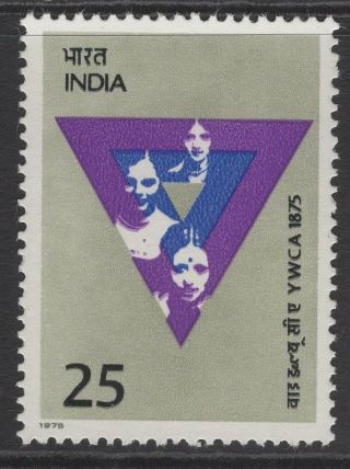 India Sg768 1975 Centenary Of Indian Ywca Mnh