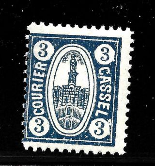 Hick Girl Stamp - German Local Post Courier Cassel Y1488