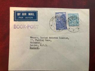 India 1947 Book Post Commercial Cover To London