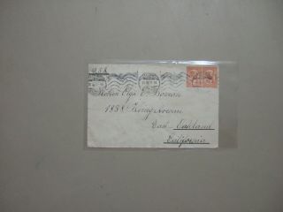 Finland 1937 Cover To Us With Pair Stamps