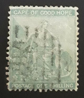 Cape Of Good Hope South Africa 1893 Sg66 Britannia 1/ - Green