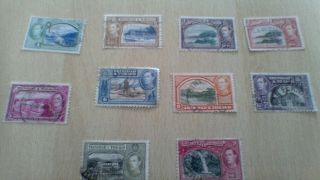 1938 - 44 Trinidad King George Vi Selection Of Stamps