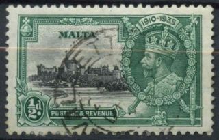 Malta 1935 Sg 210,  1/2d Kgv Silver Jubilee D10840