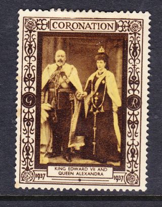 Gb 1937 Coronation - King Edward V11 & Queen Alexandra - Slight Toned
