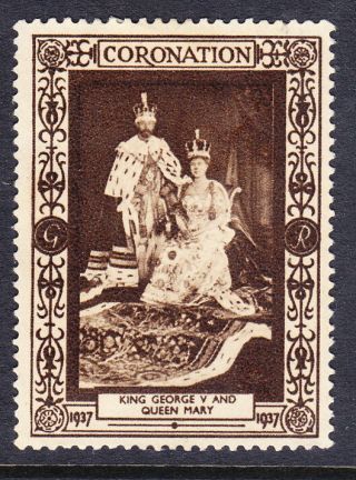 Gb 1937 Coronation King George V & Queen Mary - Slight Toned