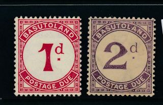 Basutoland 1933 Postage Due Sg D1 - D2 Mm