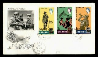 Dr Who 1968 Grenada Boy Scout Movement Fdc C135930
