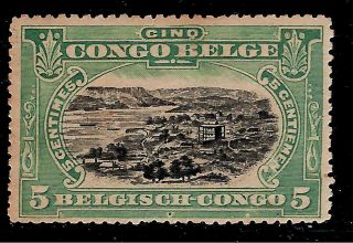 Belgium Colony Belgian Congo 1894 - 1901 Over 110 Years Old Stamp - Port Matadi