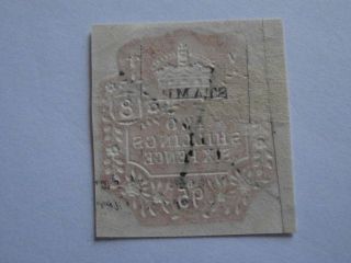 GB Queen Victoria Revenue stamp 1895 Two Shillings Six Pence 2