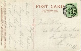 1907 - Great Britain - Postcard From " Port St.  Mary/isle Of Man " Cancel