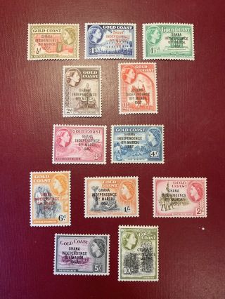 Stamps Of Gold Coast To 10/ - (b Box)