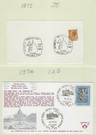 D9436 1974 - 5 Italy Commemorative Cover & Card With Special Cancels