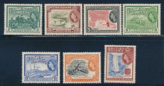 British Guiana 1954 Sg 332 - 7,  339,  341 Mm