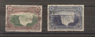 Southern Rhodesia 1935 - 41 2d & 3d Vfu