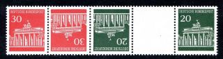 Germany Postage Stamps Scott 953 & 954,  Mnh Tete Beche Pairs G485c