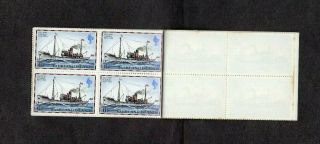 1978.  FALKLAND ISLANDS.  MAIL SHIPS £1 BOOKLET COMPLETE.  20xSTAMPS.  M.  N.  H. 3