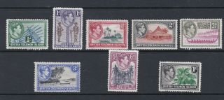 British Solomon Islands 1939 - 51 Gv1 Issues Mh