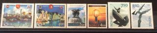 World Stamps Norway 6 Stamps Mixture Var Years Stamps (b5 - 7c)
