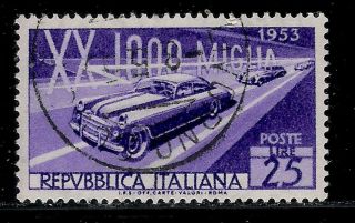 Italy 1953 Old Stamp - 1,  000 Miles Grand Prix