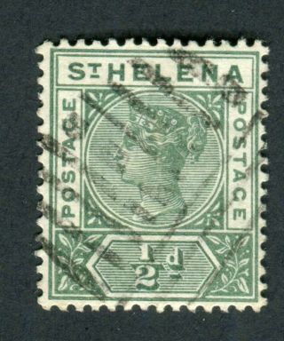 St Helena 1890 Qv.  1/2d Green.  Sg 46.