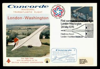 Dr Who 1976 Gb London To Washington Dc Concorde First Flight C130904