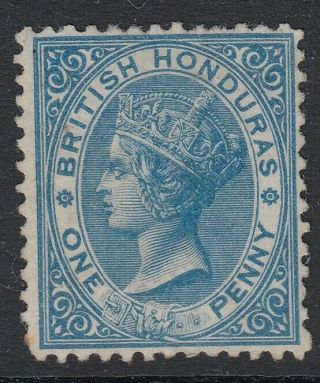 British Honduras 1872 - 79 1d Pale Blue Sg5 Mng Cat £95